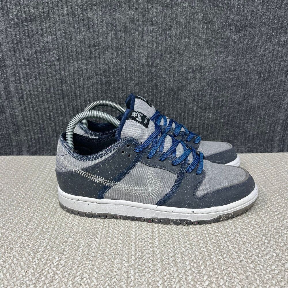 Nike SB Dunk Low Pro Crater Blue Grey Shoes Womens 7 / Mens 5.5 CT2224-001